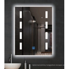Modern Light Frameless Bathroom LED Wall Hung Mirror